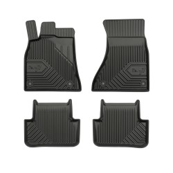 Tappetini per auto no. 77 compatibili con Audi A4 B8 2007-2015 su misura in gomma