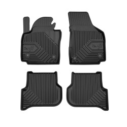 Tappetini per auto no. 77 compatibili con SEAT Altea 2004-2015 su misura in gomma | Note: distanza tra i bottoni sul lato del guidatore 31,5 cm e sul lato del passeggero 30,4 cm | Tipo Auto: Minivan