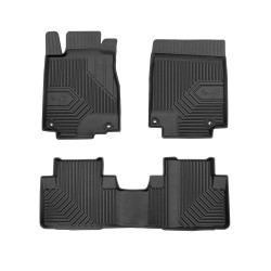 Tappetini per auto no. 77 compatibili con Honda CR-V IV 2012-2019 su misura in gomma | Note: con subwoofer sotto il sedile del passeggero | Tipo Auto: SUV