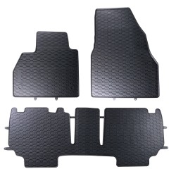 Tappetini per auto Geyer& Hosaja compatibili con Renault Kangoo II 2007-2021 su misura in gomma