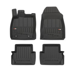 Tappetini per auto Proline 3D compatibili con Ford Fiesta VI 2008-2017 su misura in gomma | Note: distanza tra i bottoni sul lato del guidatore 25,5 cm