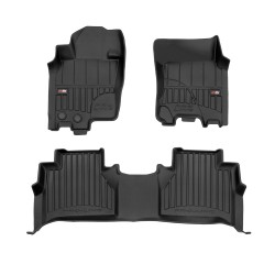 Tappetini per auto Proline 3D compatibili con Nissan Navara IV 2014-2022 su misura in gomma | Tipo Auto: Pickup