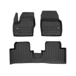 Tappetini per auto Proline 3D compatibili con Ford Grand C-Max 2010-2019 su misura in gomma | Note: distanza tra i bottoni 25,5 cm | Tipo Auto: Minivan