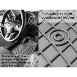 Tappetini in Gomma ElToro per SEAT Toledo IV 2012-2018