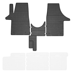 Tappetini in Gomma ElToro per Volkswagen Transporter T5 2003-2015