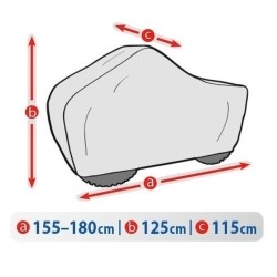 Telo Copriquad Copri Quad | L. 115cm | L. 180cm | H. 125cm | Impermeabile Traspirante