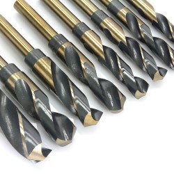 Set kit 8 pezzi punte trapano 14-25,5mm HSS per metallo acciaio scatola legno