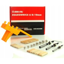 Guida Spinatura Giunzione Legno Ø6-8-10mm Dima posizione Trapano Doweling Jig