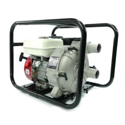 Motopompa a scoppio 3" Motore 196 cc benzina 7 HP 4 tempi Prevalenza 28m Autoadescante Portata 60.000 litri / ora