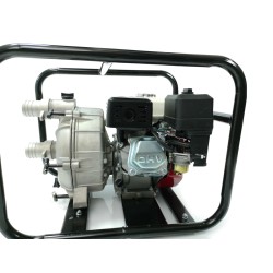 Motopompa a scoppio 3" Motore 196 cc benzina 7 HP 4 tempi Prevalenza 28m Autoadescante Portata 60.000 litri / ora