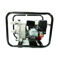 Motopompa a scoppio 3" Motore 196 cc benzina 7 HP 4 tempi Prevalenza 28m Autoadescante Portata 60.000 litri / ora