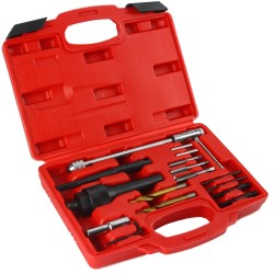 Set Kit rimozione riparazione candele rotte 16 pezzi estrazione candelette