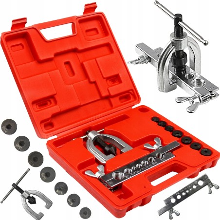 Kit Set Riparazione Tubo Freno 9 pz Tubi di svasatura collari Auto 3/16"-1/2"