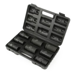 Set da 8 Bussole boccole professionali per avvitatore a impatto da 3/4" 17-32mm