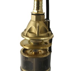 Elettropompa per pozzi 50 litri/min pompa sommersa per pozzo profondo da Ø4" 1 CV 750W prevalenza fino a 60 metri 230V uscita 1"