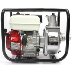 Motopompa a scoppio 2" Motore 196cc Benzina 4 Tempi OHV 7 CV Prevalenza 26m Autoadescante Portata 600 L/min