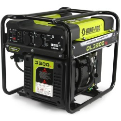 Generatore di corrente 3.5KW ad Inverter Potenza 3500W Silenziato Gruppo Elettrogeno 212cc 4 Tempi Benzina