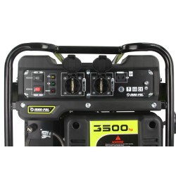 Generatore di corrente 3.5KW ad Inverter Potenza 3500W Silenziato Gruppo Elettrogeno 212cc 4 Tempi Benzina