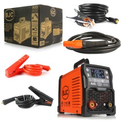 Saldatrice Inverter 3in1 con Caricabatteria e Avviamento Starter Auto | 200A | 14x30x20 cm | Sistema VRB e Raffreddamento Attivo