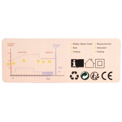 Caricabatteria intelligente 6 fasi 6V-12V per auto moto avviatore a impulsi Portatile