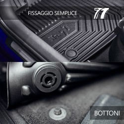 Tappetini in Gomma 77 per Dacia Lodgy 2012-2022