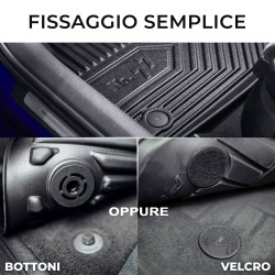 Tappetini in Gomma 77 per Fiat Doblo I 2000-2010