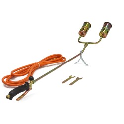 Kit bruciatore saldatore a gas per guaina tubo flessibile 3m ugello 60mm da 58kW