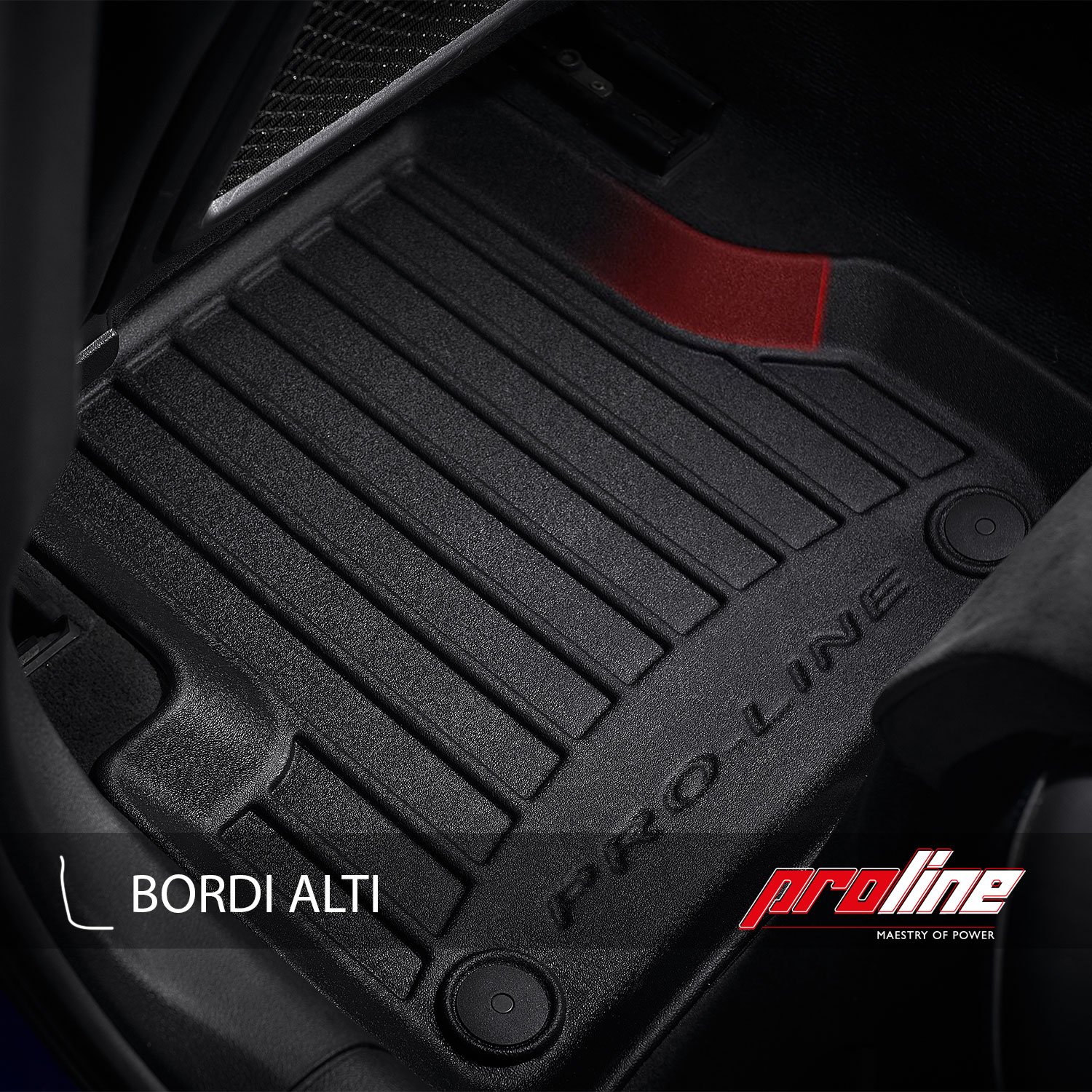 FROGUM ProLine 3D Esclusivi Tappetini auto in gomma e vasca baule bagagliaio su misura per Audi Q3 II dal 2018, per Audi Q3 Sportback dal 2019 | I bordi più alti